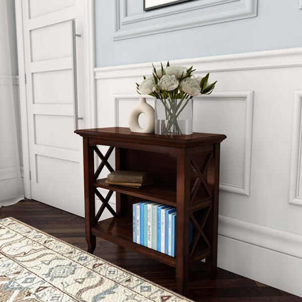 Cherry Distressed Low Bookcase, image 2