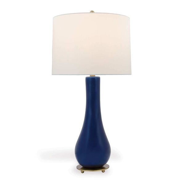 Florence Navy One-Light Table Lamp, image 1