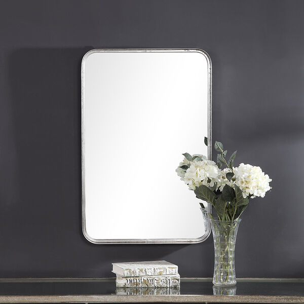 Selby Silver Rectangular Wall Mirror, image 3