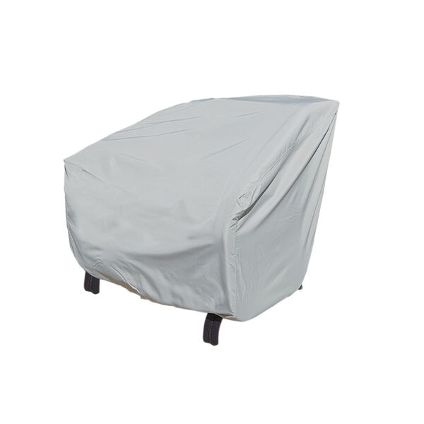 Grey Club and Lounge Chair Protective Cover, image 1