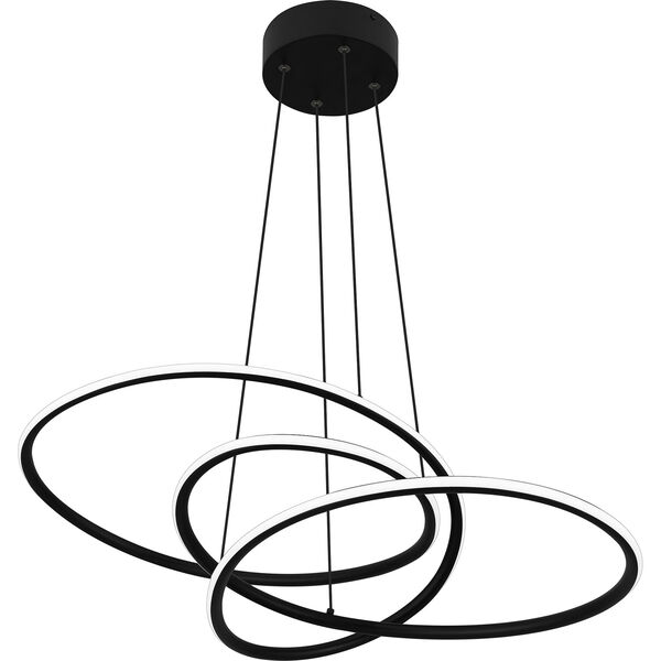 Ovard Matte Black One-Light LED Pendant, image 6