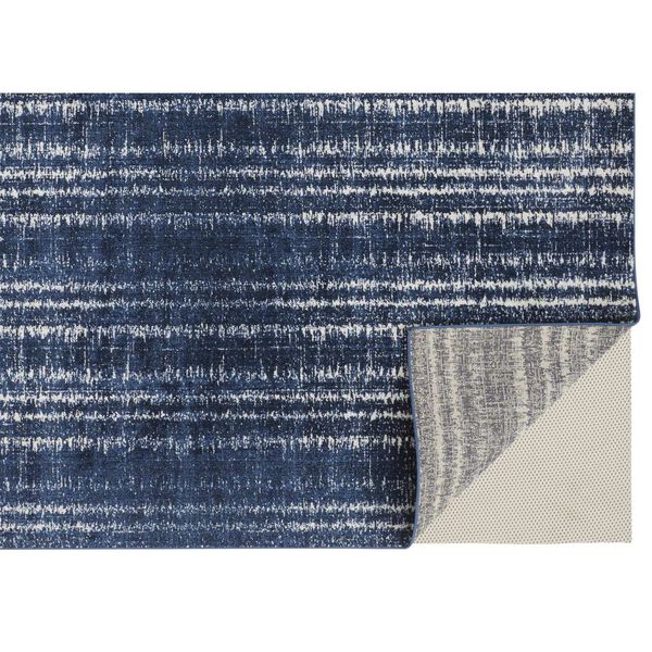 Remmy Blue Black Ivory Rectangular 4 Ft. 3 In. x 6 Ft. 3 In. Area Rug, image 6