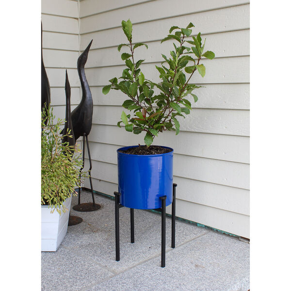 Eileen French Blue Planter with Bowl, image 10