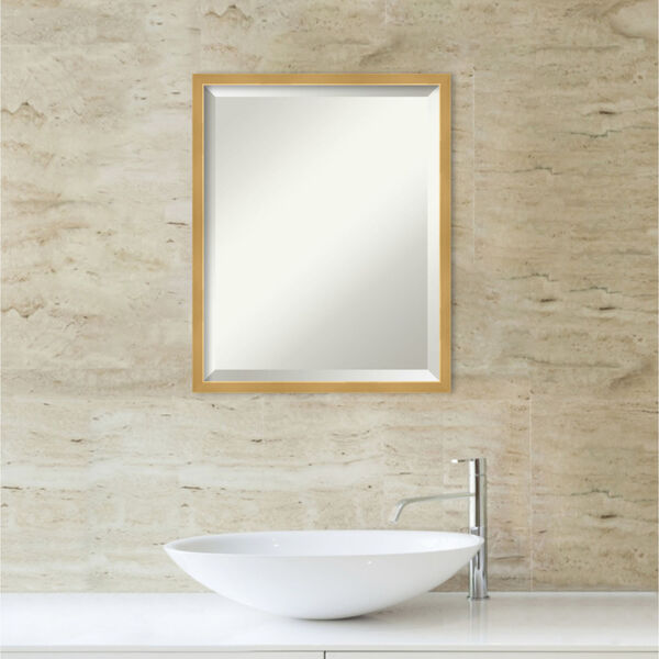 Gold 17W X 21H-Inch Bathroom Vanity Wall Mirror, image 5
