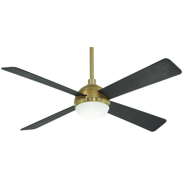 Orb Soft Brass 54-Inch Ceiling Fan, image 1