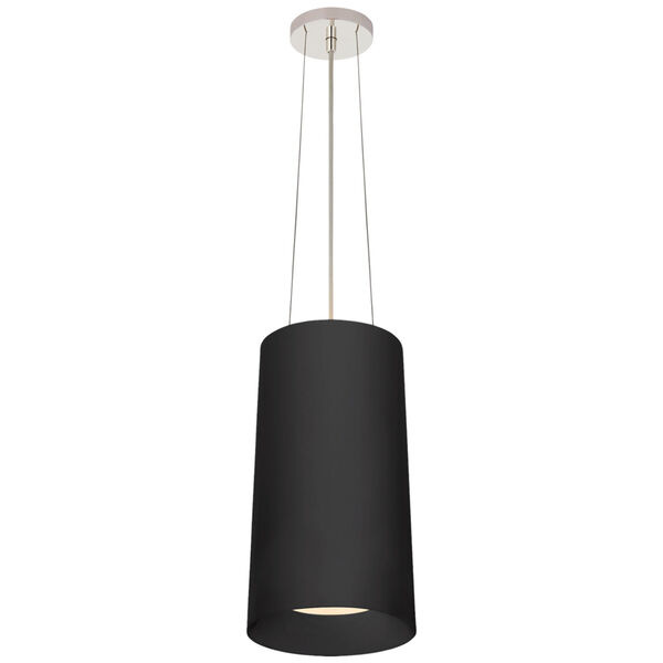 Halo Tall Hanging Shade in Matte Black by Barbara Barry, image 1