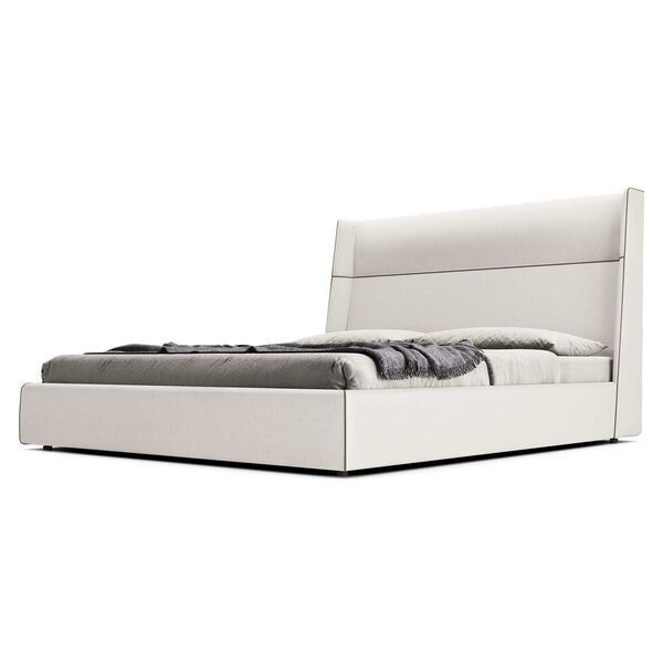 Bexley Chalk Fabric King Bed, image 2