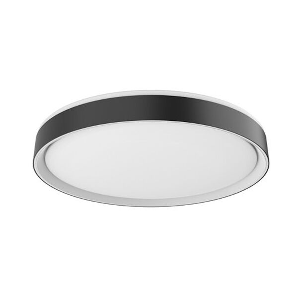 Essex Black and White 20-Inch LED Flush Mount, image 1