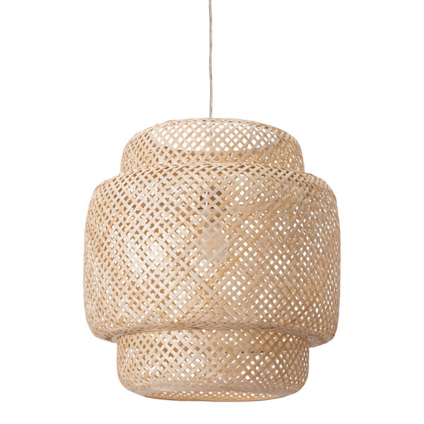 Finch Natural Woven One-Light Pendant, image 3
