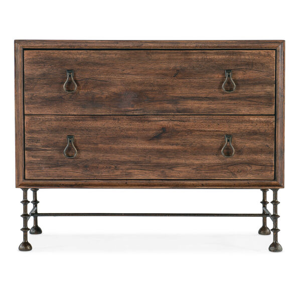 Big Sky Natural and Brushed Bronze Bachelors Chest, image 3