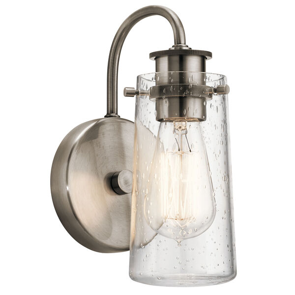 Braelyn Classic Pewter Wall Sconce, image 1