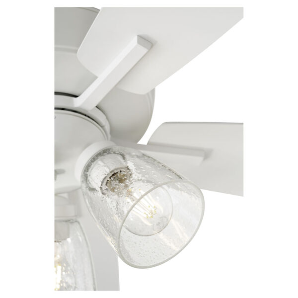 Breeze Studio White Three-Light 52-Inch Ceiling Fan, image 4