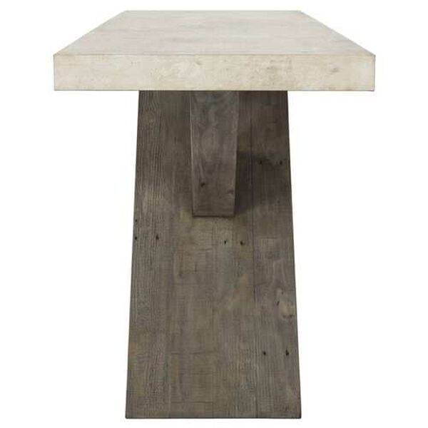 Harper White and Gray Console Table, image 3