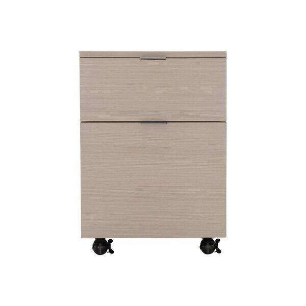 Axiom Natural and Black Two Drawers File Cabinet, image 3