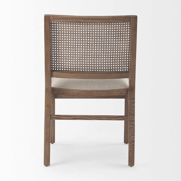 Wynn Cream and Brown Upholstered Dining Chair, image 4
