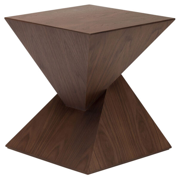 Giza Walnut Side Table, image 1