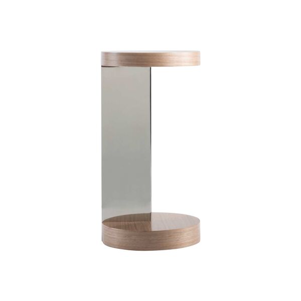 Modulum Natural and Stainless Steel Accent Table, image 5