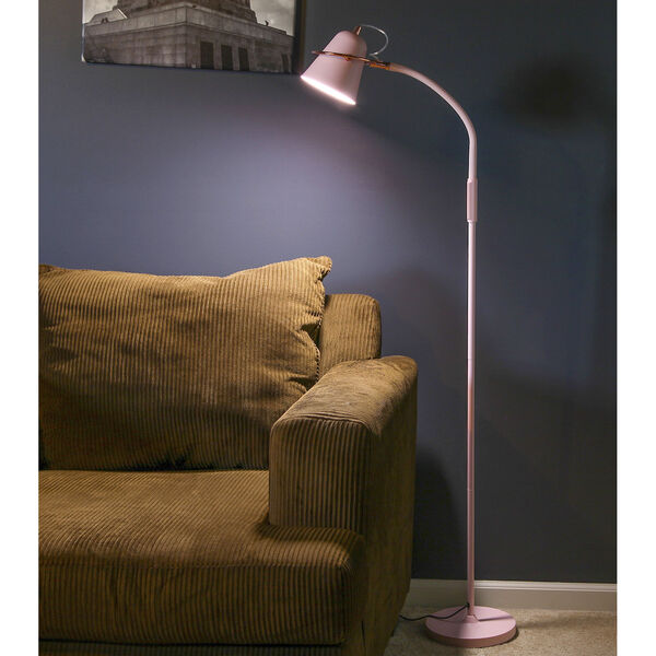Zoey Pink Integrated LED Floor Lamp, image 2