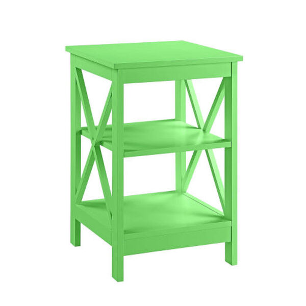 Oxford Lime End Table with Shelves, image 1