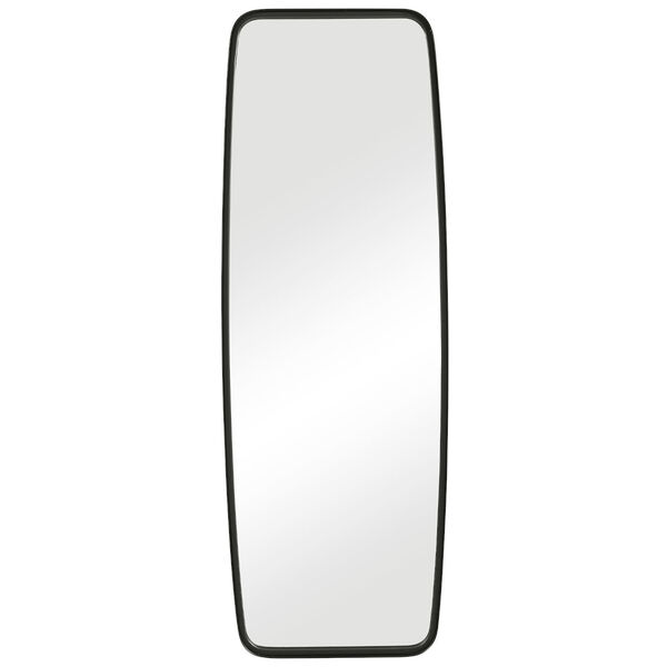 Linden Matte Black Full Length Oblong Wall Mirror, image 2