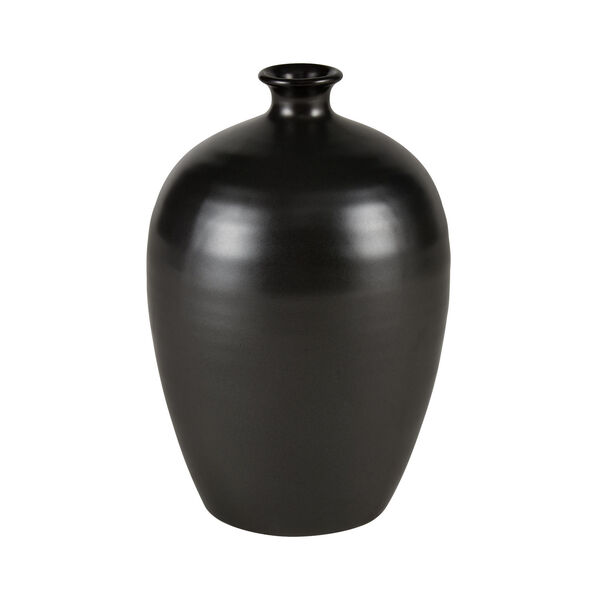 Faye Black Medium Vase, Set of 2, image 1