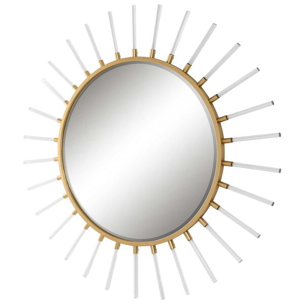 Oracle Gold Round Starburst Wall Mirror, image 4