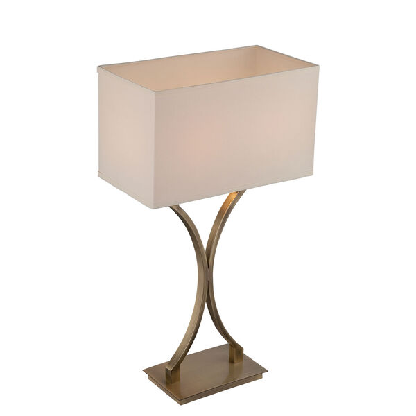 Cruzito Antique Brass 29-Inch Two-Light Table Lamp, image 2