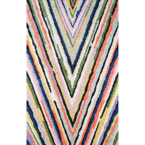 Bungalow Notch Multicolor Rectangular: 9 Ft. x 12 Ft. Rug, image 1