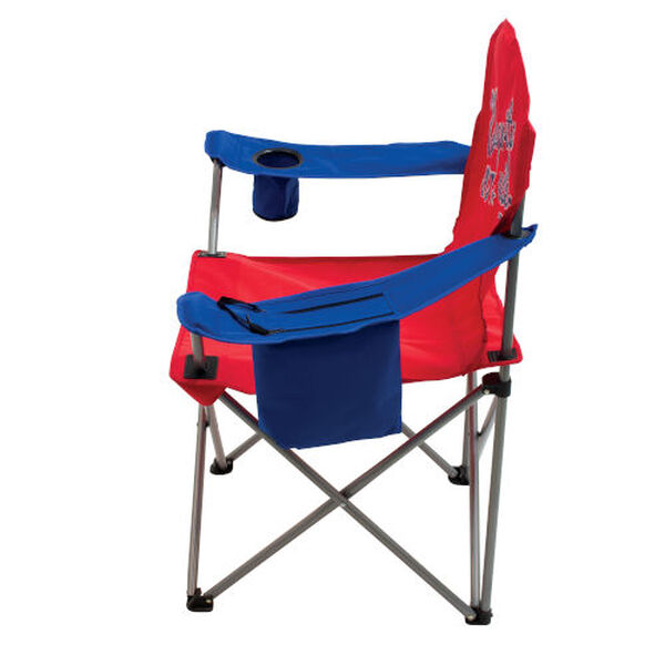 Blue and Red 1977 Quad Chair, image 5