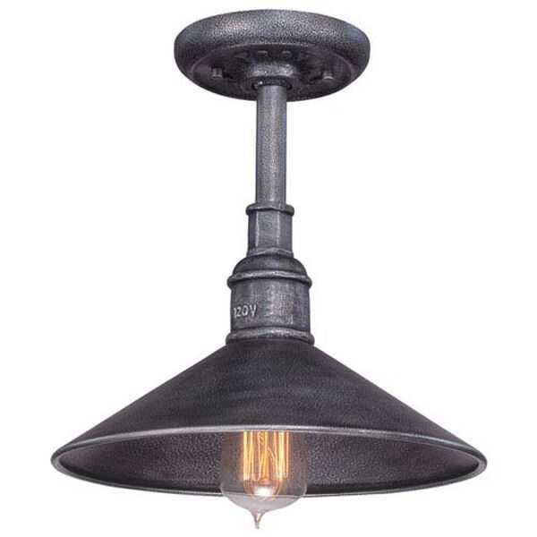 Durham Aged Pewter 11-Inch One-Light Outdoor Pendant, image 2