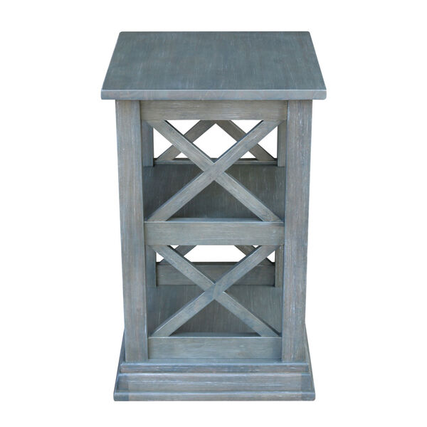 Hampton  Heather Grey 16-Inch  Accent Table with Shelves, image 6