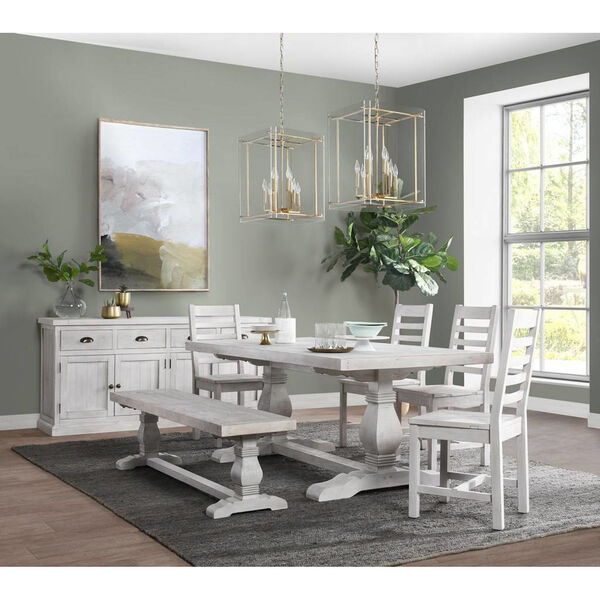 Quincy Nordic Ivory Dining Table, image 2
