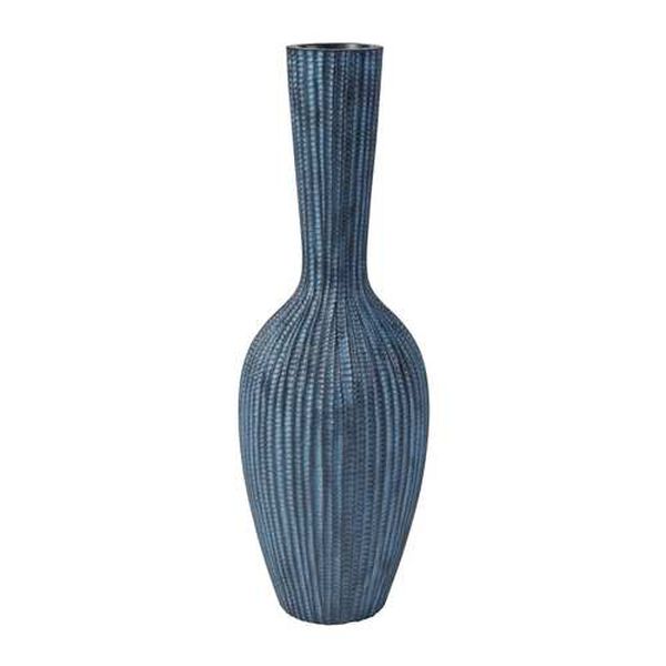 Delphi Cerulean Blue 10-Inch Vase, image 1