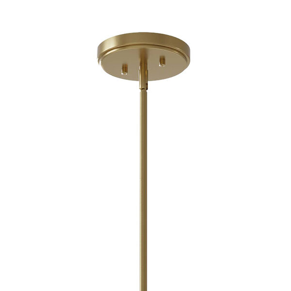 Kimrose Brushed Natural Brass 12-Light Chandelier, image 2