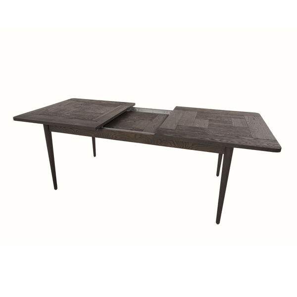 Ezra Black 67 - 91 Inch Extendable Dining Table, image 6
