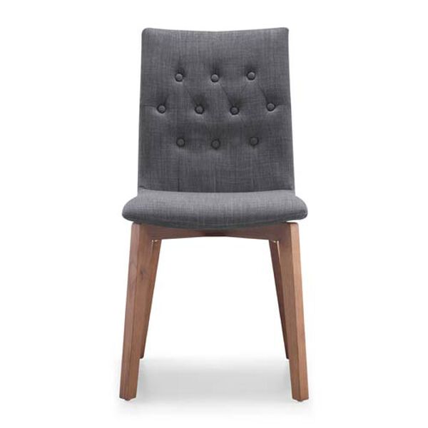 Orebro Gray and Ash Wood Side Chair, Set of Two, image 3