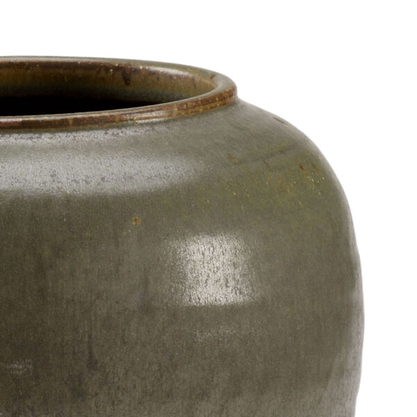 Antique Moss Glaze Vase, image 2