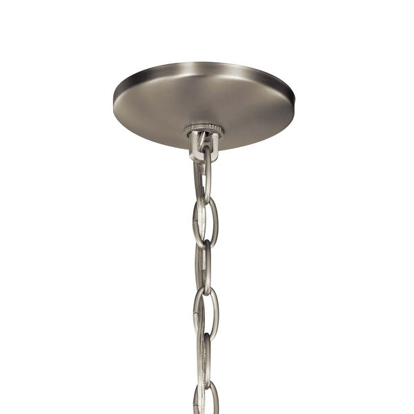 Ania Brushed Nickel Four-Light Chandelier, image 3