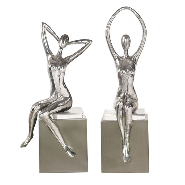 Jaylene Silver Sculpture, Set of 2, image 1