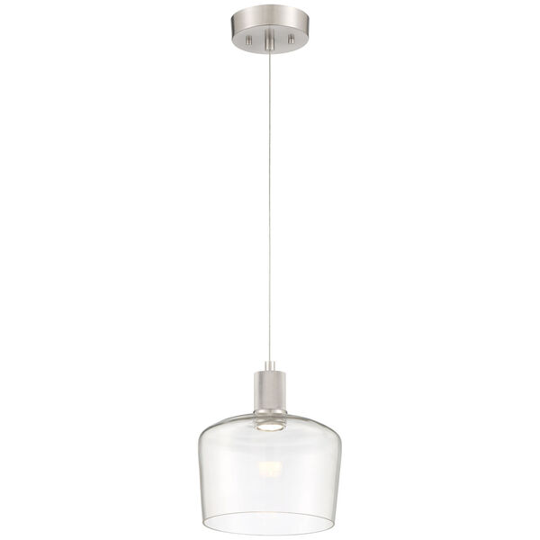 Port Nine Outdoor Intergrated LED Pendant with Clear Glass, image 1