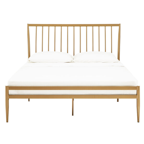 Kennedy Gold Metal Spindle Bed, image 2