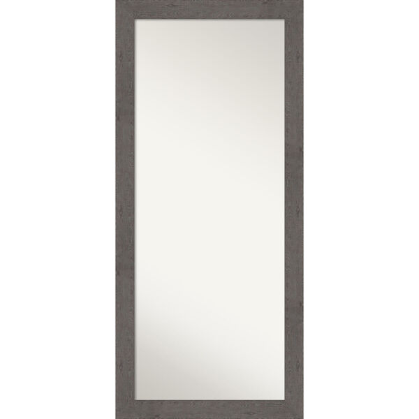 Gray 29W X 65H-Inch Full Length Floor Leaner Mirror, image 1