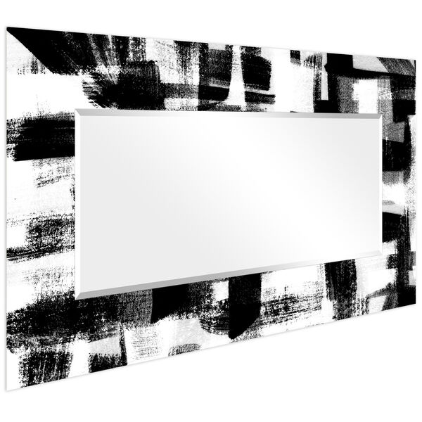 Jam Session Black 72 x 36-Inch Rectangular Beveled Floor Mirror, image 2