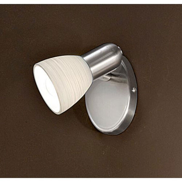 London Matte Nickel One-Light Wall Sconce, image 1