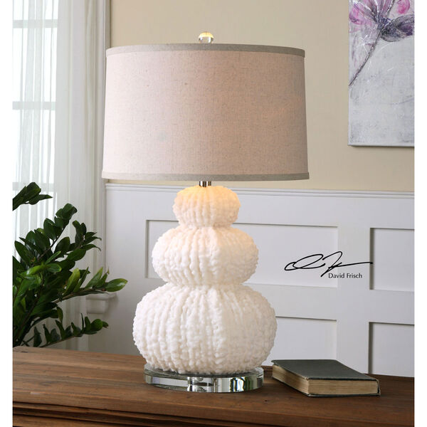 Fontanne Shell Ivory One-Light Table Lamp, image 2