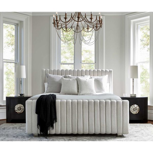 Silhouette Beige Panel Bed, image 4