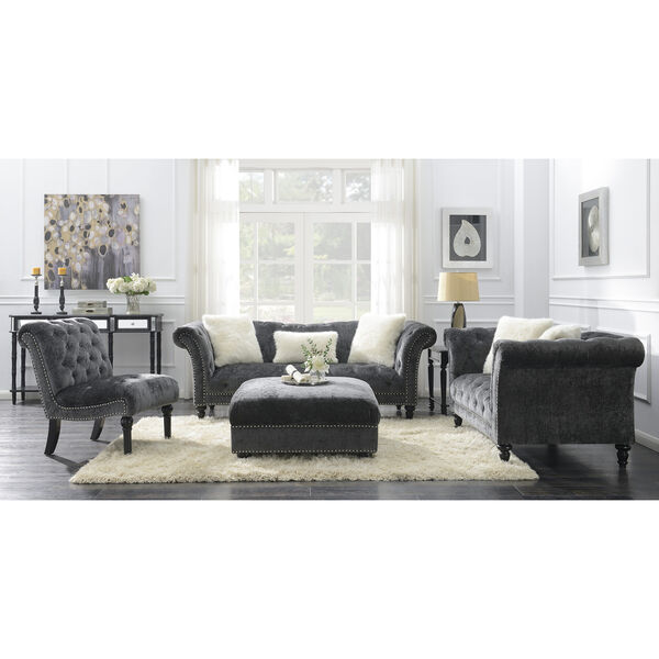 Vivian armless accent chair, image 3