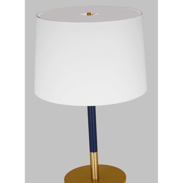 Monroe Burnished Brass Navy One-Light Table Lamp, image 2