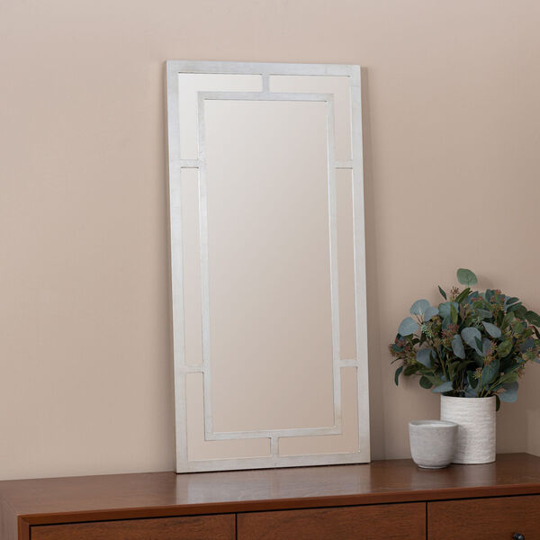 Benedict Silver 20 x 40-Inch Wall Mirror, image 1