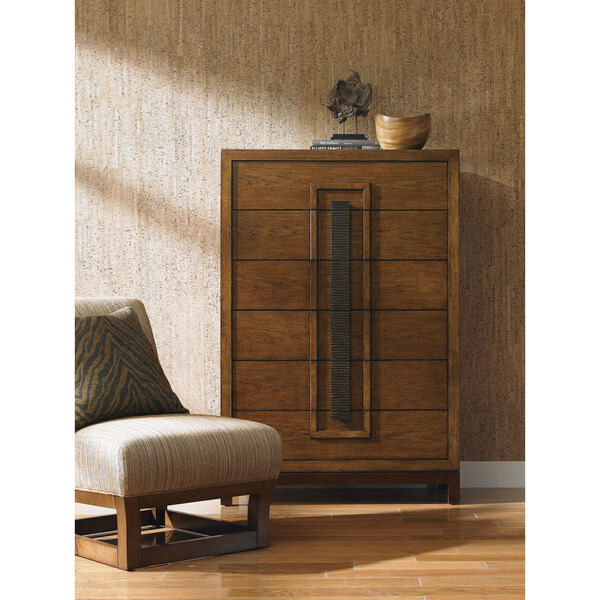 Island Fusion Brown Java Drawer Chest, image 2